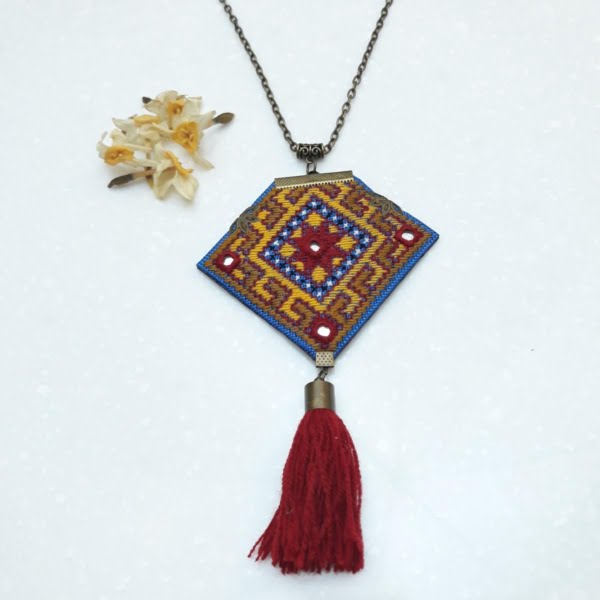 SUNRISE BALOCHI NEEDLEWORK NECKLACE