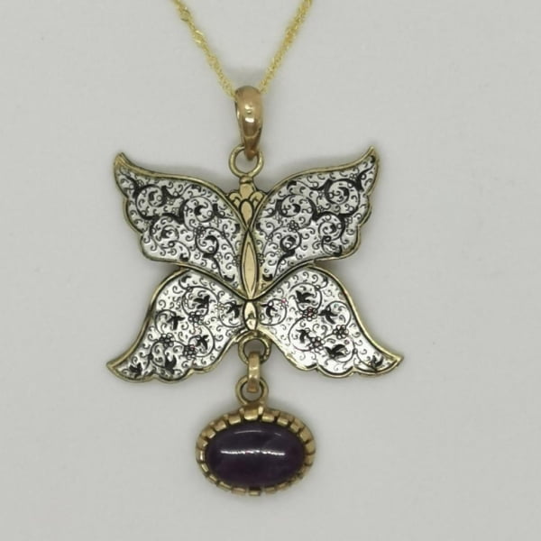 GHALAMZANI BUTTERFLY NECKLACE