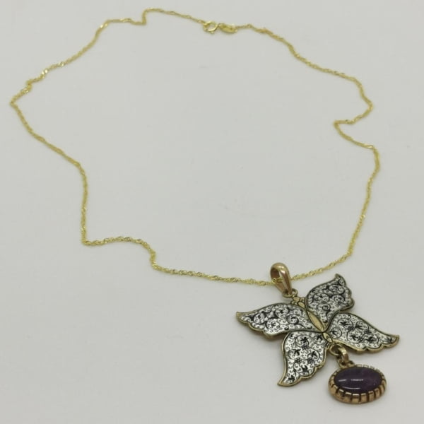 GHALAMZANI BUTTERFLY NECKLACE