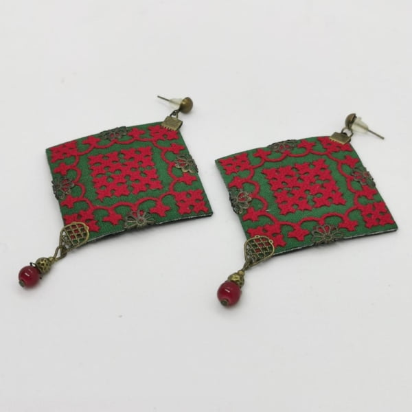 RED TEAR BALOCHI EARRINGS