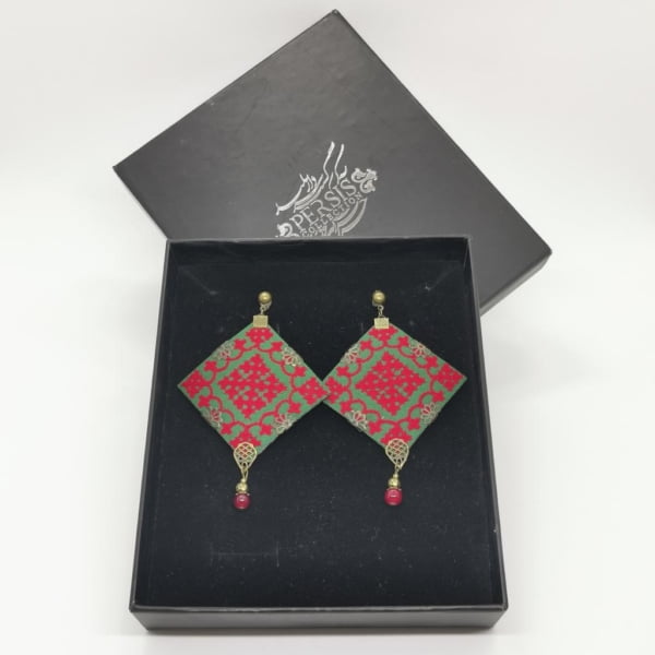 RED TEAR BALOCHI EARRINGS