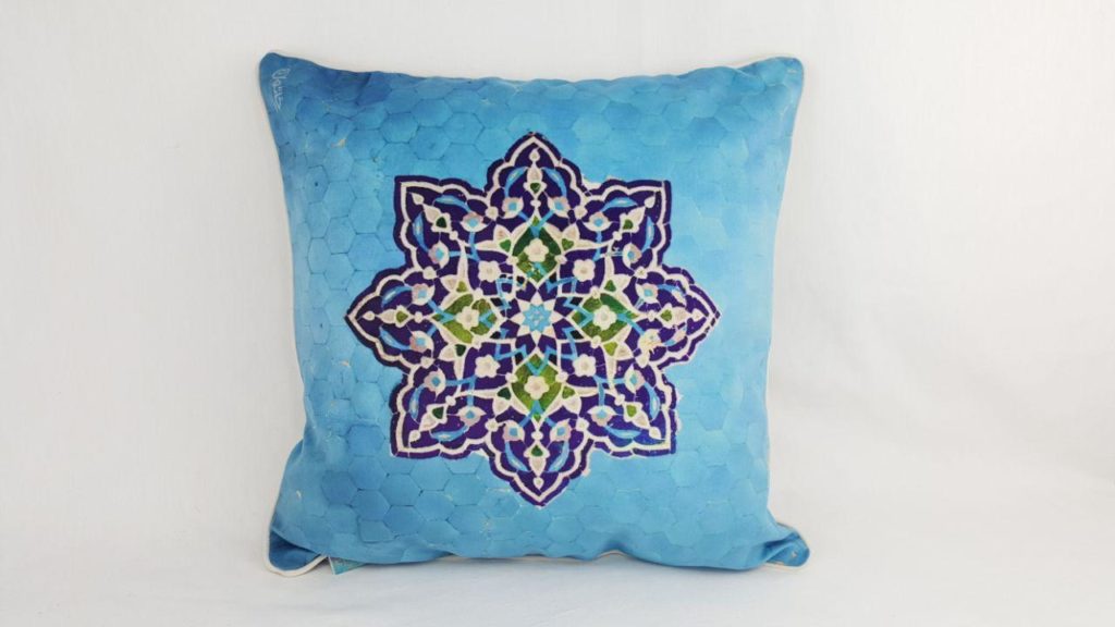 Persian Blue Tile Cushion Cover 45 x 45cm