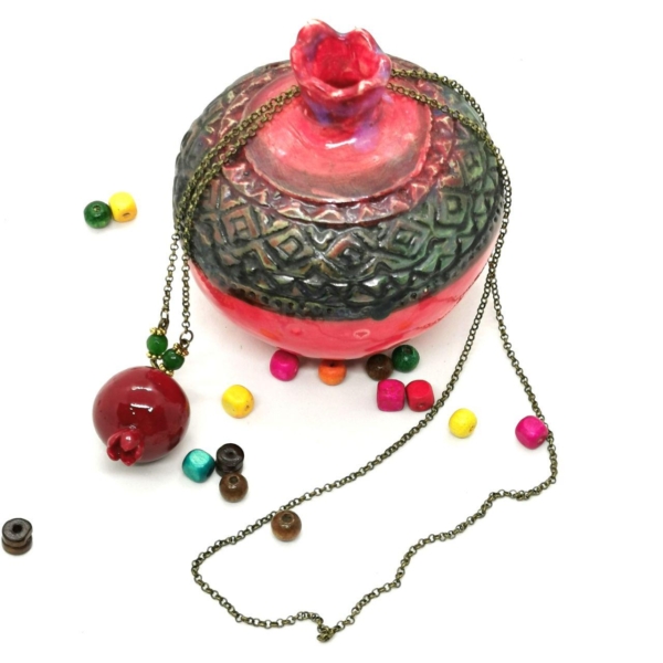 PERSIAN POMEGRANATE NECKLACE