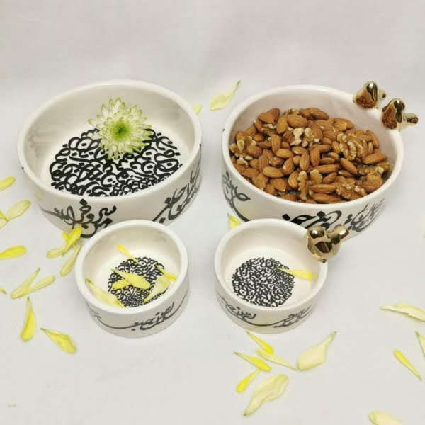 Ceramic Art Calligraphy Bowls