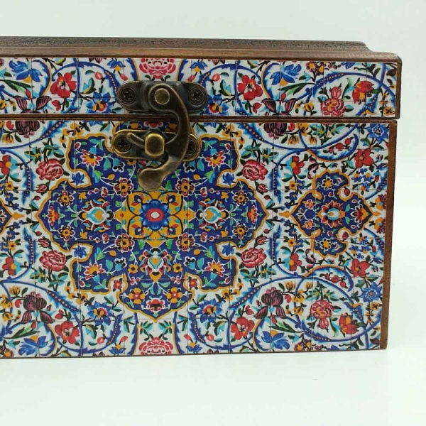 Decorative Storage Box Hatchway Pattern 15 x 15cm