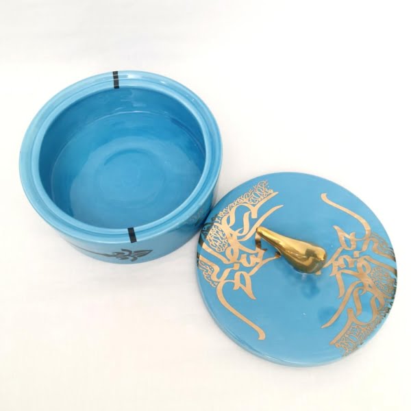 Turquoise Art Bonbon Dish