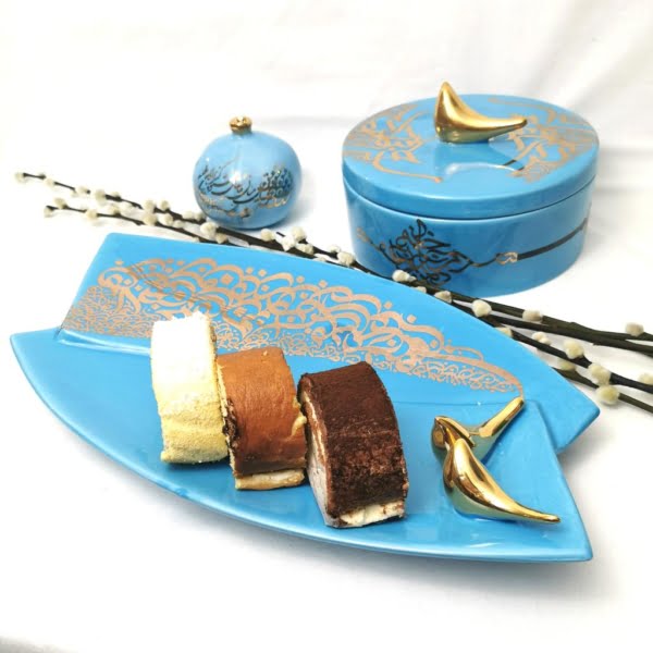 Turquoise Art Bonbon Dish