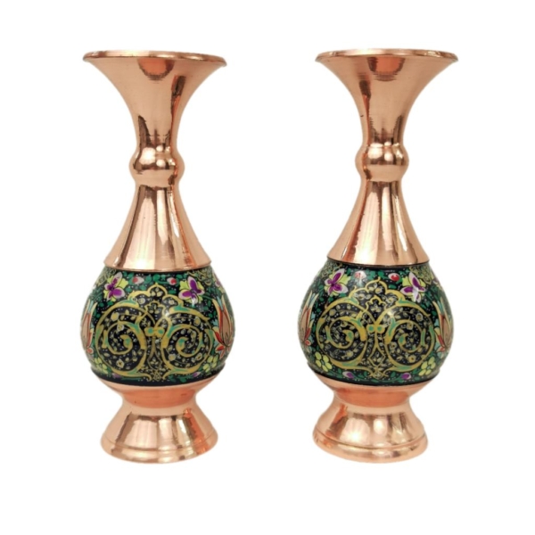 Painting on Copper Vase Gift Set