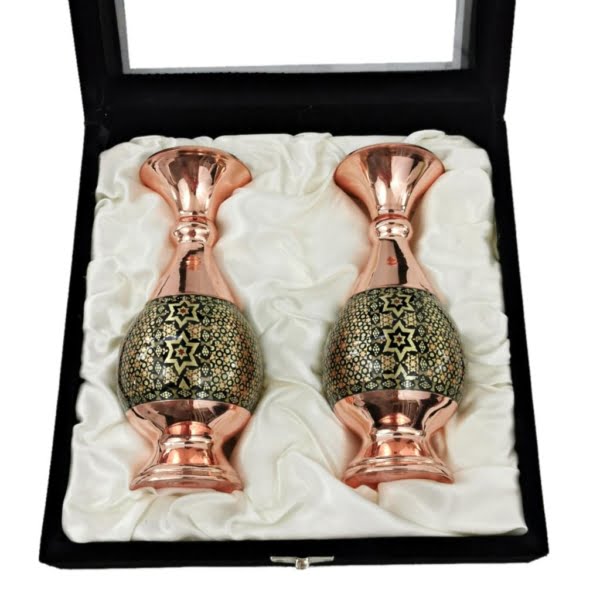 Khatam on Copper Vase Gift Set