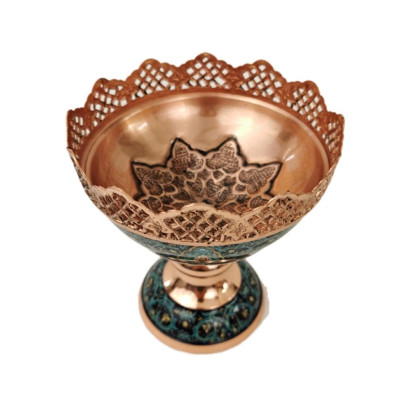 Painting on Copper Candy Dish