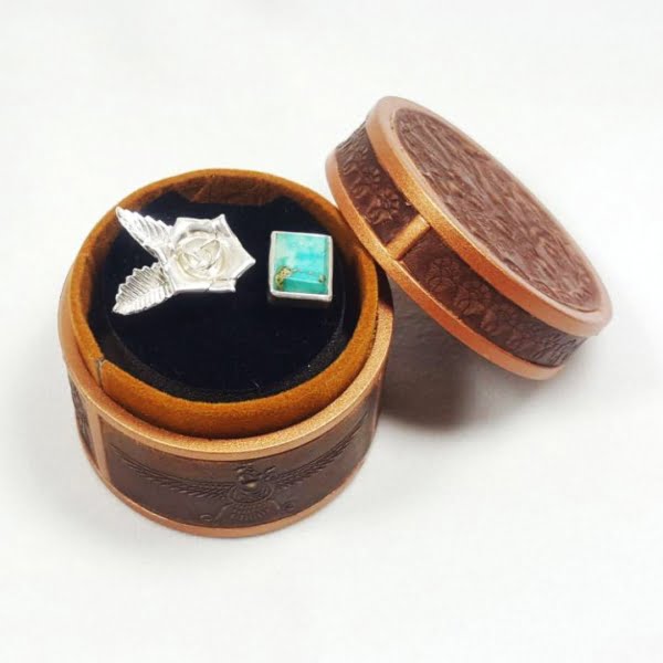 Persian Jewels Flower, Silver and Neyshabur Persian Turquoise Ring