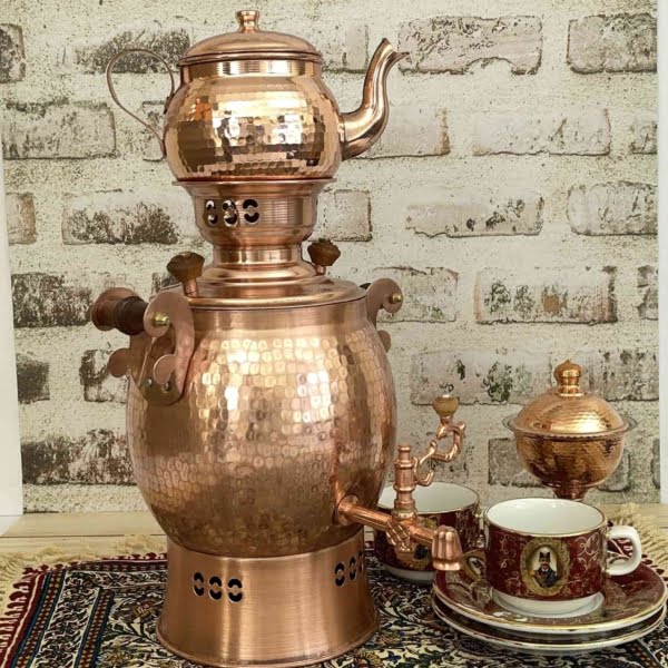 Persian Samovar Set, Cooker and Charcoal Safe