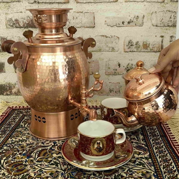 Persian Samovar Set, Cooker and Charcoal Safe