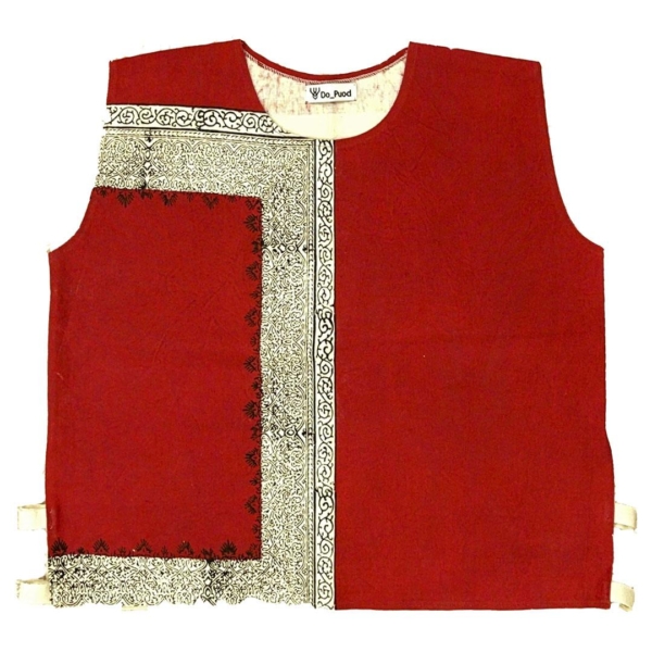 Women’s Cotton Vest Ghalamkar Red