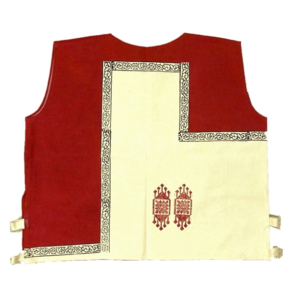 Women’s Cotton Vest Ghalamkar Red