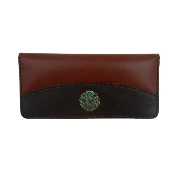 Turquoise Leather Wallet