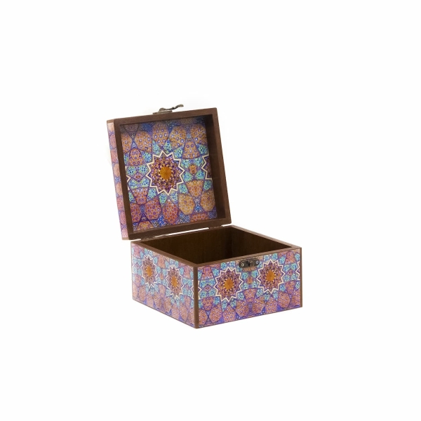 Eslimi Pattern Jewelry Box 15 x 15cm