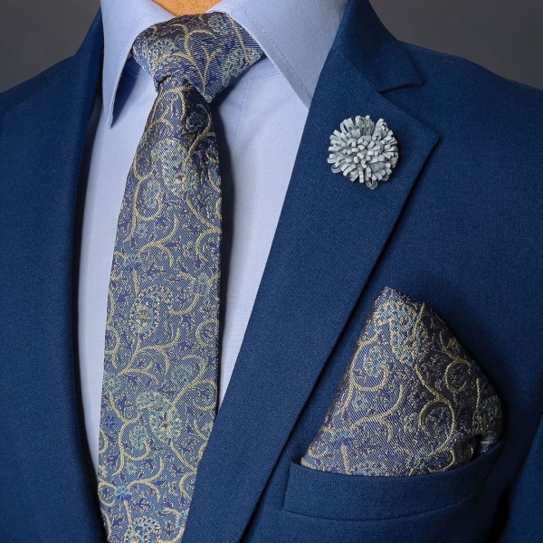 Caspian Termeh Tie and Pocket Square