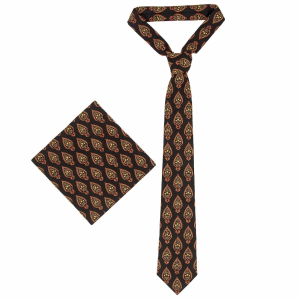 Persian Night Termeh Tie and Pocket Square