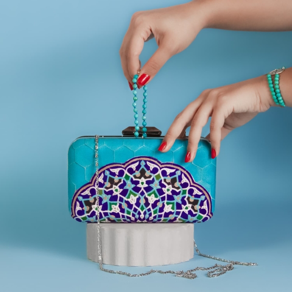 Persian Blue Clutch