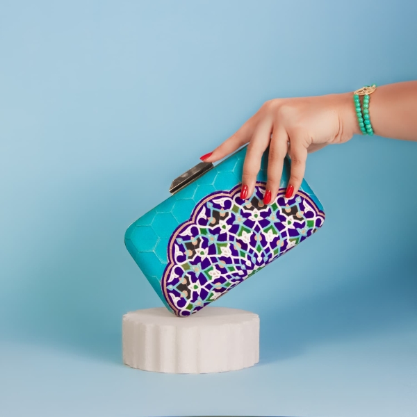 Persian Blue Clutch