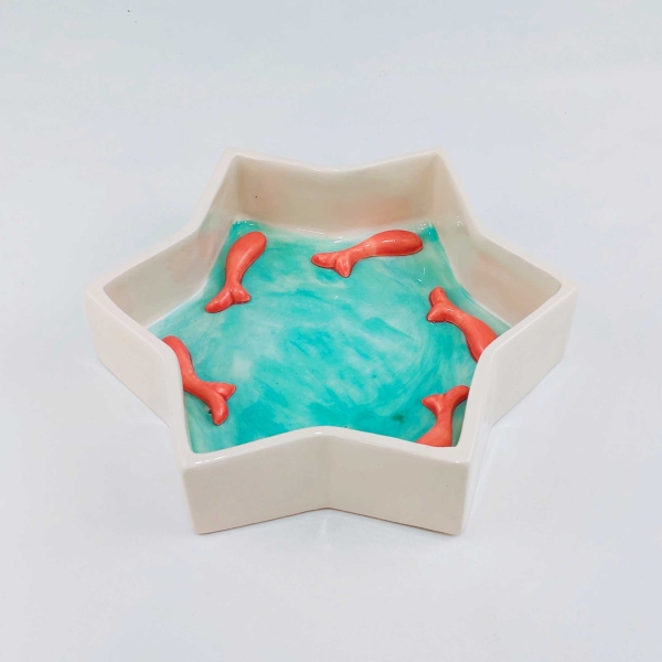 Fish Pool Bowl Haft Sin Set