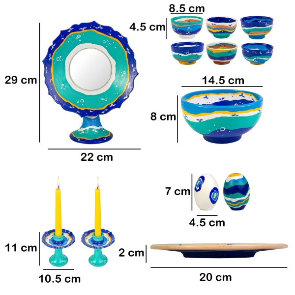 Evil-Eye Enchantment Haft Sin Set