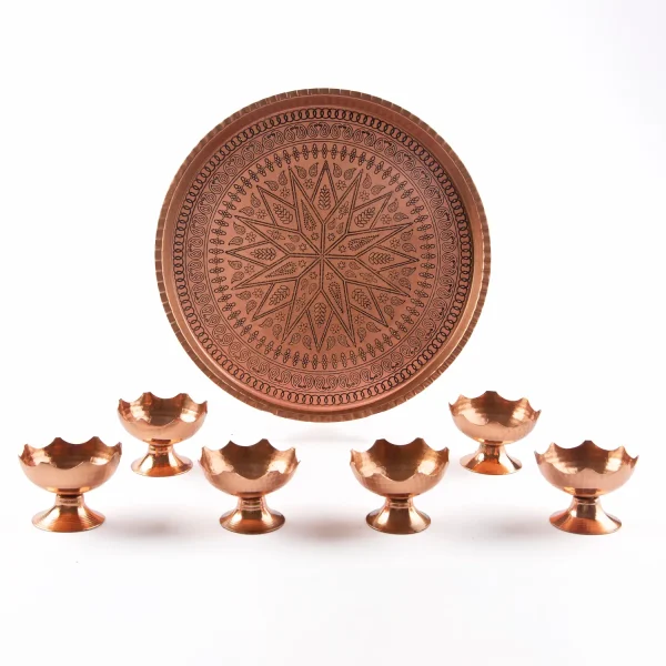 Ghalamzani on Copper Small Haft Sin Set