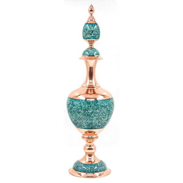 Turquoise Art Decanter