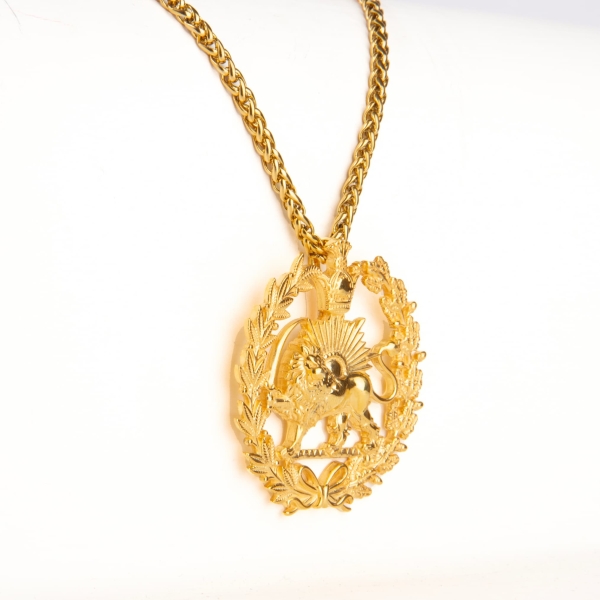 Lion and Sun Necklace – Gold