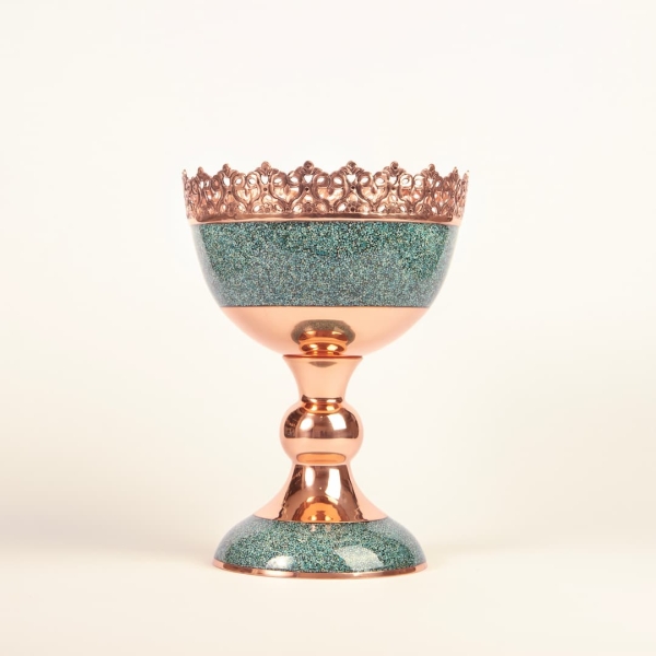 Firoozeh Koobi Turquoise on Copper Serveware Set