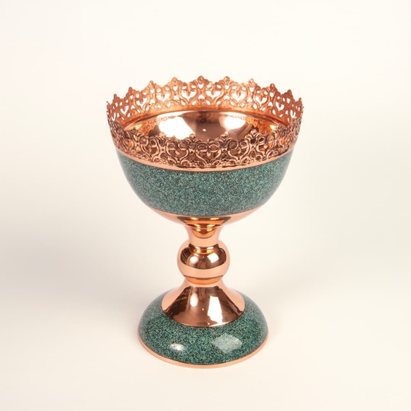 Firoozeh Koobi Turquoise on Copper Serveware Set