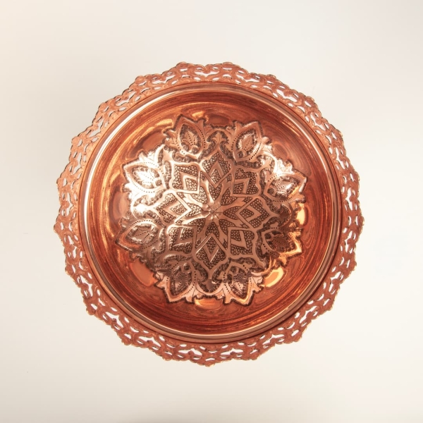 Firoozeh Koobi Turquoise on Copper Serveware Set