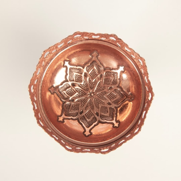 Firoozeh Koobi Turquoise on Copper Serveware Set