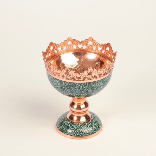 Firoozeh Koobi Turquoise on Copper Serveware Set