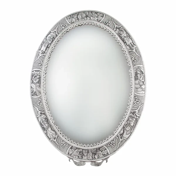 Persian Wedding Oval Mirror Set