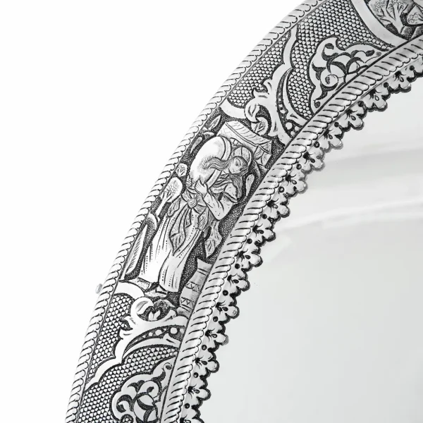 Persian Wedding Oval Mirror Set