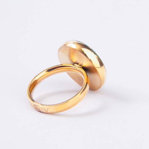 Elegant Sufi Sama Dance Ring – 24k Gold
