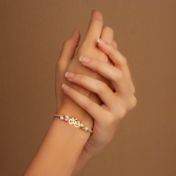Eternal Love 18k Gold and Pearl Bracelet