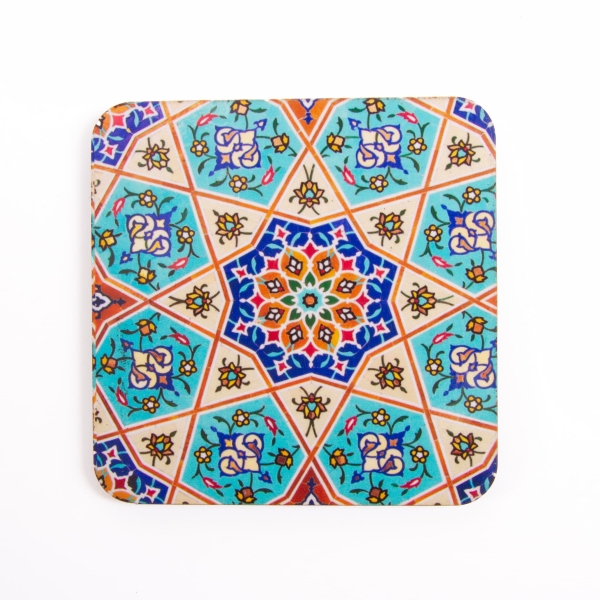 Hexagonal Sunburst Coaster – Set of 6