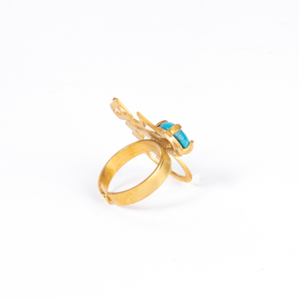 Hich Turquoise Stone Ring