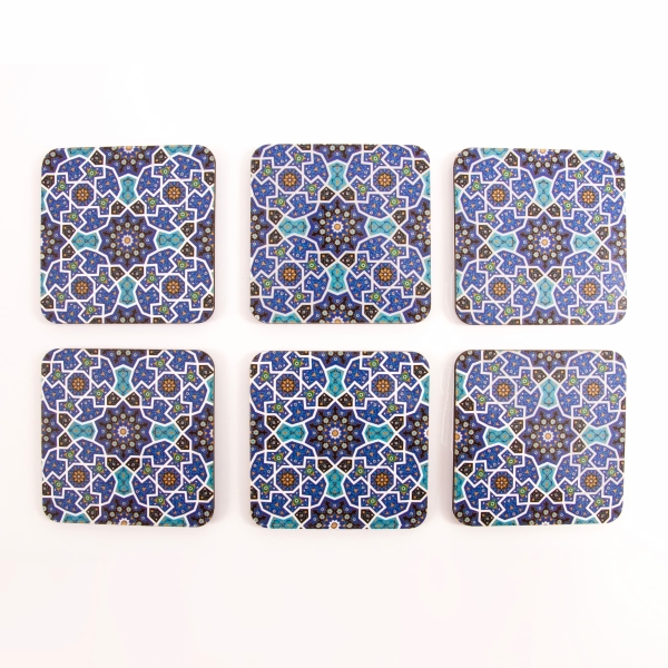 Sunburst Square Coaster – Set of 6