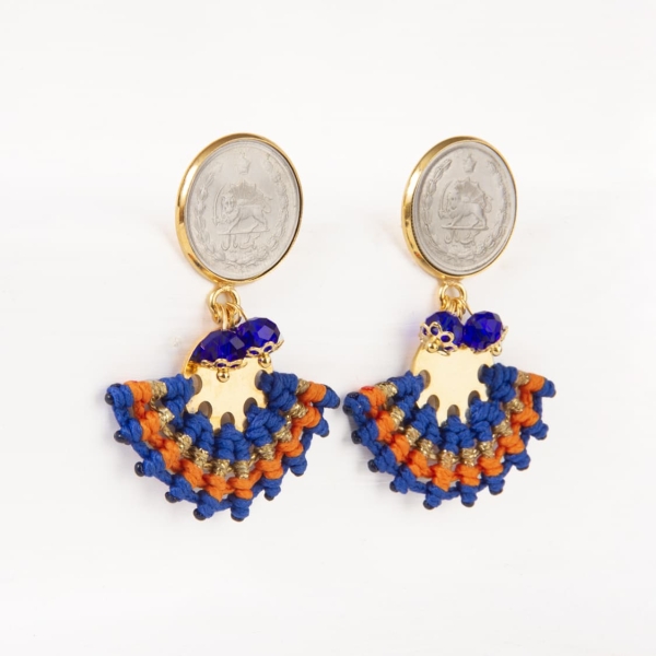 Antique Design One-Rial Earrings