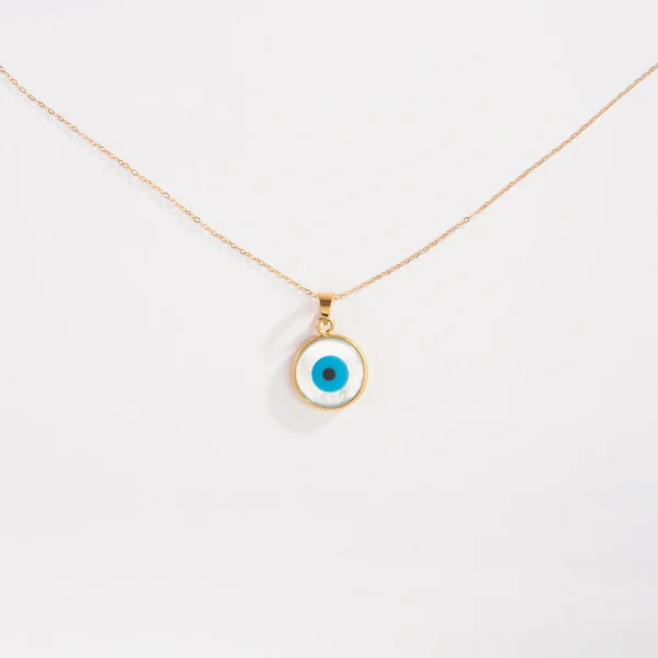 Evil Eye 18k Gold Necklace