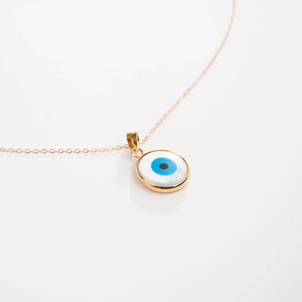 Evil Eye 18k Gold Necklace