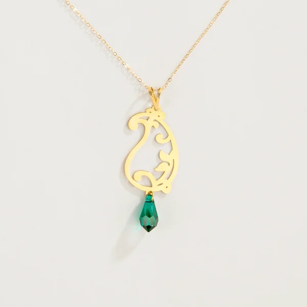 Paisley Garden 18K Gold Necklace