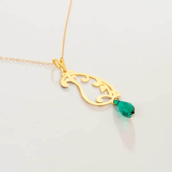 Paisley Garden 18K Gold Necklace