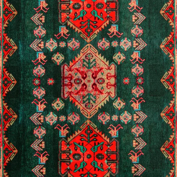 Regal Green Carpet Design Runners