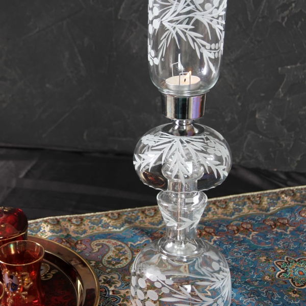 Crystal Tulip 42cm Candle Holder