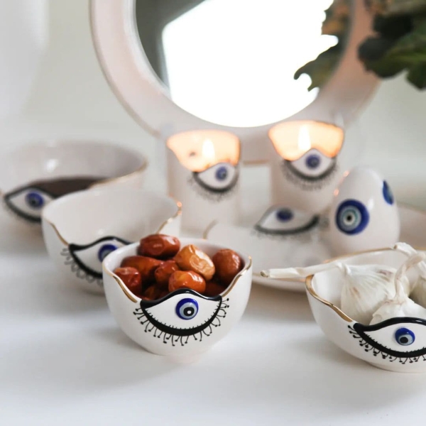 Evil Eye Ceramic Haft Sin